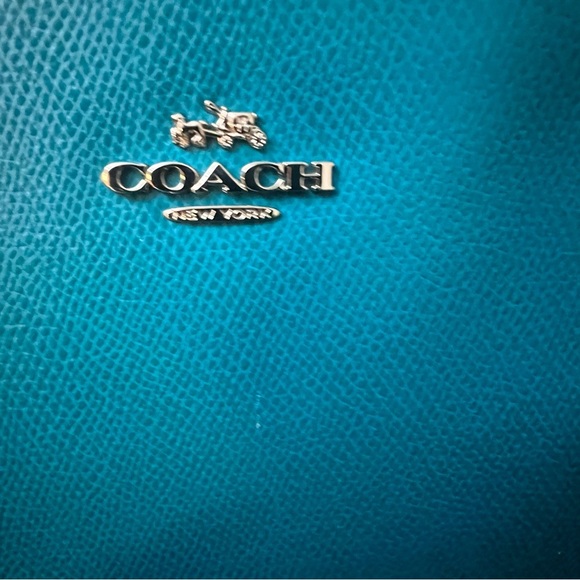 Coach Turquoise leather purse J1647-F36875 - Picture 7 of 16
